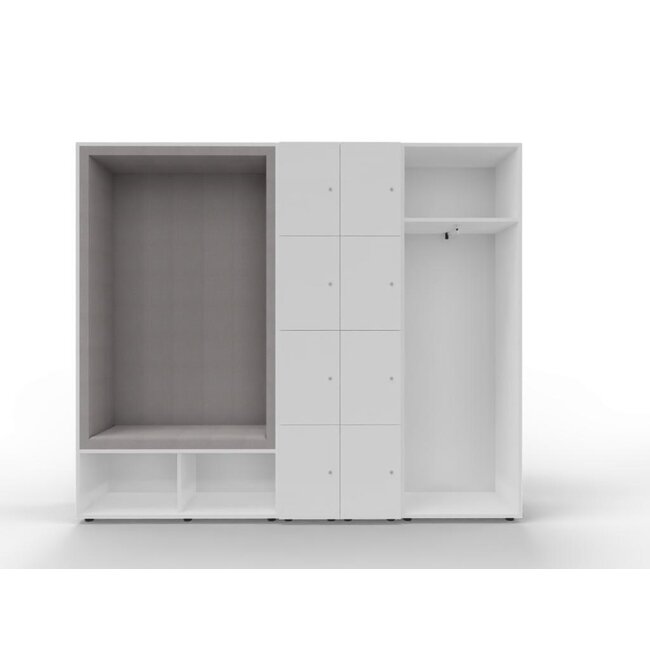 Garderoben Set Lowa 3 in 1 - 220 cm Breit, 188 cm Hoch