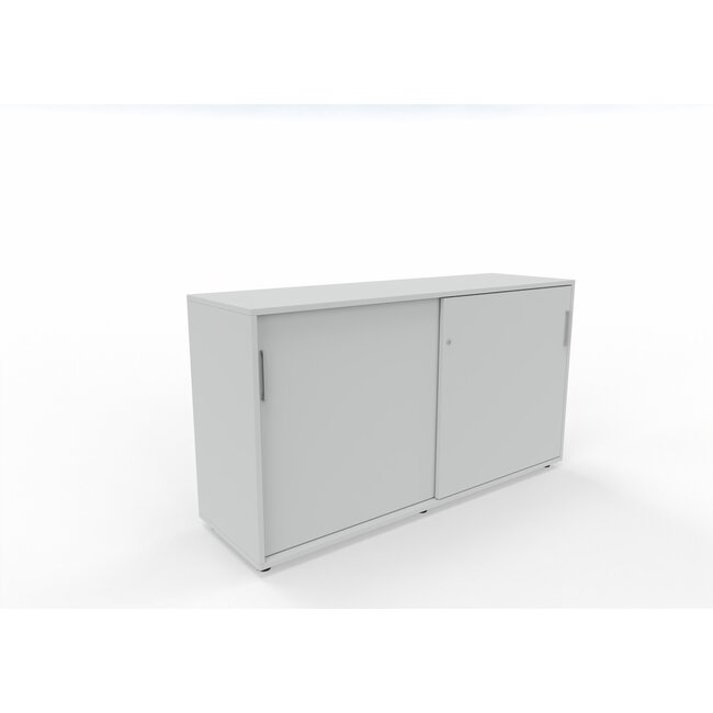 Hochwertiger Schiebetürenschrank – 150 cm breit, 2 Ordnerhöhen, variable Tiefe (42–60 cm)