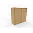 Hochwertiger Schiebetürenschrank – 130 cm breit, 3 Ordnerhöhen, variable Tiefe (42–60 cm)