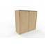 Hochwertiger Schiebetürenschrank – 130 cm breit, 3 Ordnerhöhen, variable Tiefe (42–60 cm)