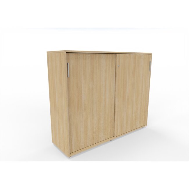 Hochwertiger Schiebetürenschrank – 150 cm breit, 3 Ordnerhöhen, variable Tiefe (42–60 cm)