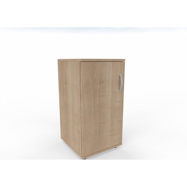 Hochwertiger Drehtürenschrank mit 2 Ordnerhöhen, 50 cm breit, variable Tiefe (42–60 cm)