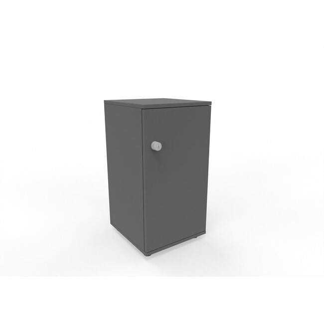 Hochwertiger Drehtürenschrank mit 2 Ordnerhöhen, 50 cm breit, variable Tiefe (42–60 cm)