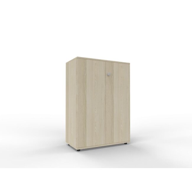 Hochwertiger Drehtürenschrank mit 3 Ordnerhöhen, 70 cm breit, variable Tiefe (42–60 cm)