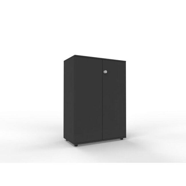 Hochwertiger Drehtürenschrank mit 3 Ordnerhöhen, 70 cm breit, variable Tiefe (42–60 cm)