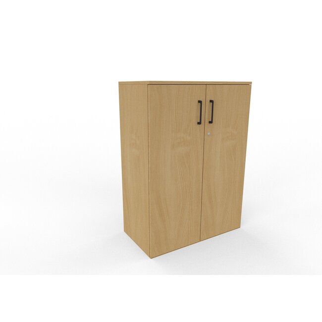 Hochwertiger Drehtürenschrank mit 3 Ordnerhöhen, 70 cm breit, variable Tiefe (42–60 cm)