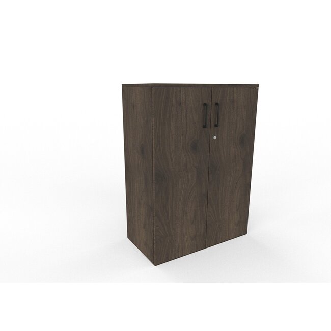 Hochwertiger Drehtürenschrank mit 3 Ordnerhöhen, 90 cm breit, variable Tiefe (42–60 cm)