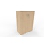 Hochwertiger Drehtürenschrank mit 3 Ordnerhöhen, 90 cm breit, variable Tiefe (42–60 cm)