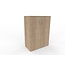 Hochwertiger Drehtürenschrank mit 3 Ordnerhöhen, 90 cm breit, variable Tiefe (42–60 cm)