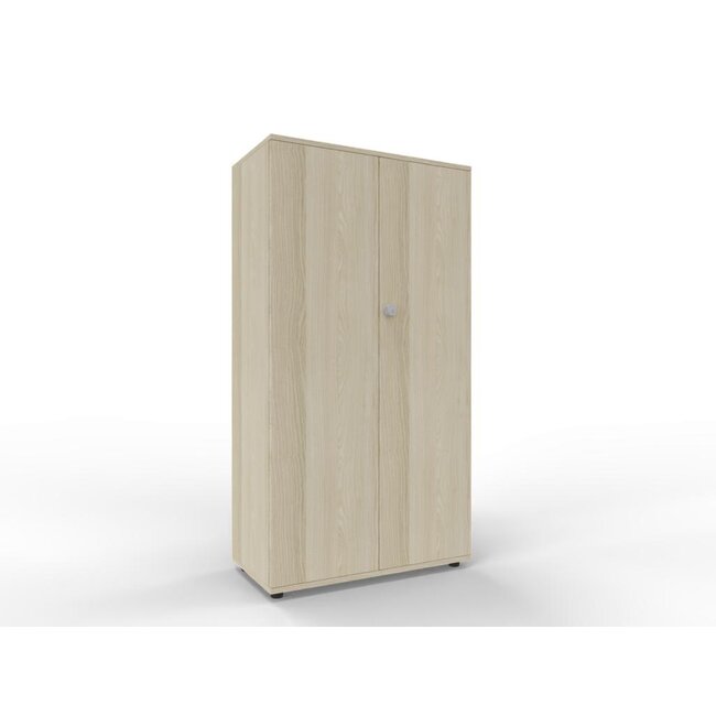 Hochwertiger Drehtürenschrank mit 4 Ordnerhöhen, 90 cm breit, variable Tiefe (42–60 cm)