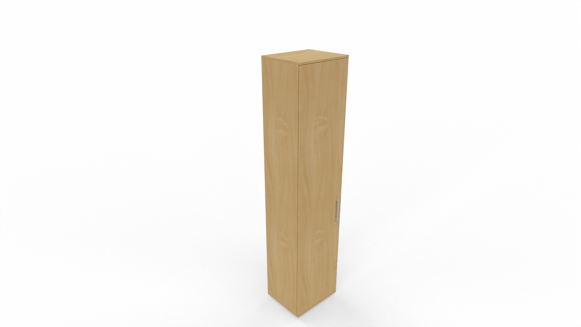 Aktenschrank 6 OH, 50 cm breit in Buche – schmaler sehr hoher Archivschrank, 225 cm hoch