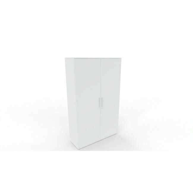 Hochwertiger Drehtürenschrank mit 5 Ordnerhöhen, 110 cm breit, variable Tiefe (42–60 cm)