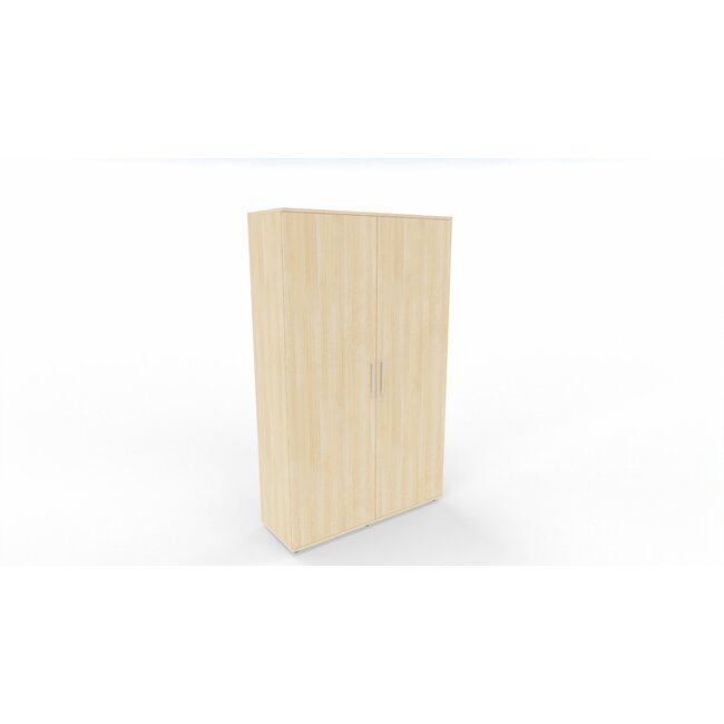 Hochwertiger Drehtürenschrank mit 5 Ordnerhöhen, 120 cm breit, variable Tiefe (42–60 cm)