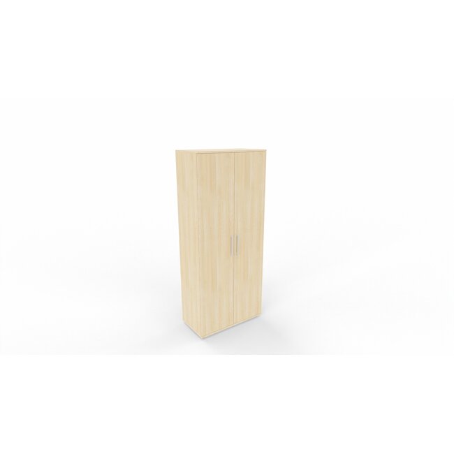 Hochwertiger Drehtürenschrank mit 5 Ordnerhöhen, 80 cm breit, variable Tiefe (42–60 cm)