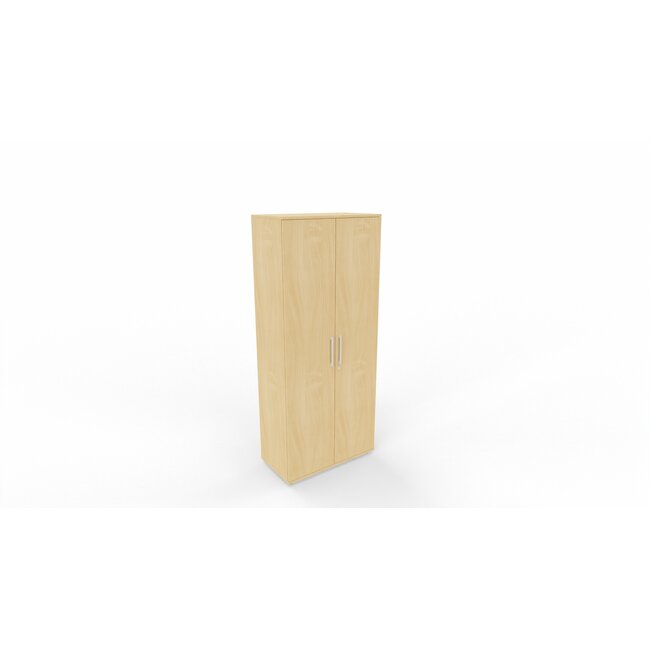 Hochwertiger Drehtürenschrank mit 5 Ordnerhöhen, 80 cm breit, variable Tiefe (42–60 cm)