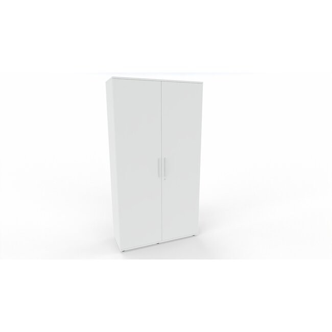 Hochwertiger Drehtürenschrank mit 5 Ordnerhöhen, 100 cm breit, variable Tiefe (42–60 cm)