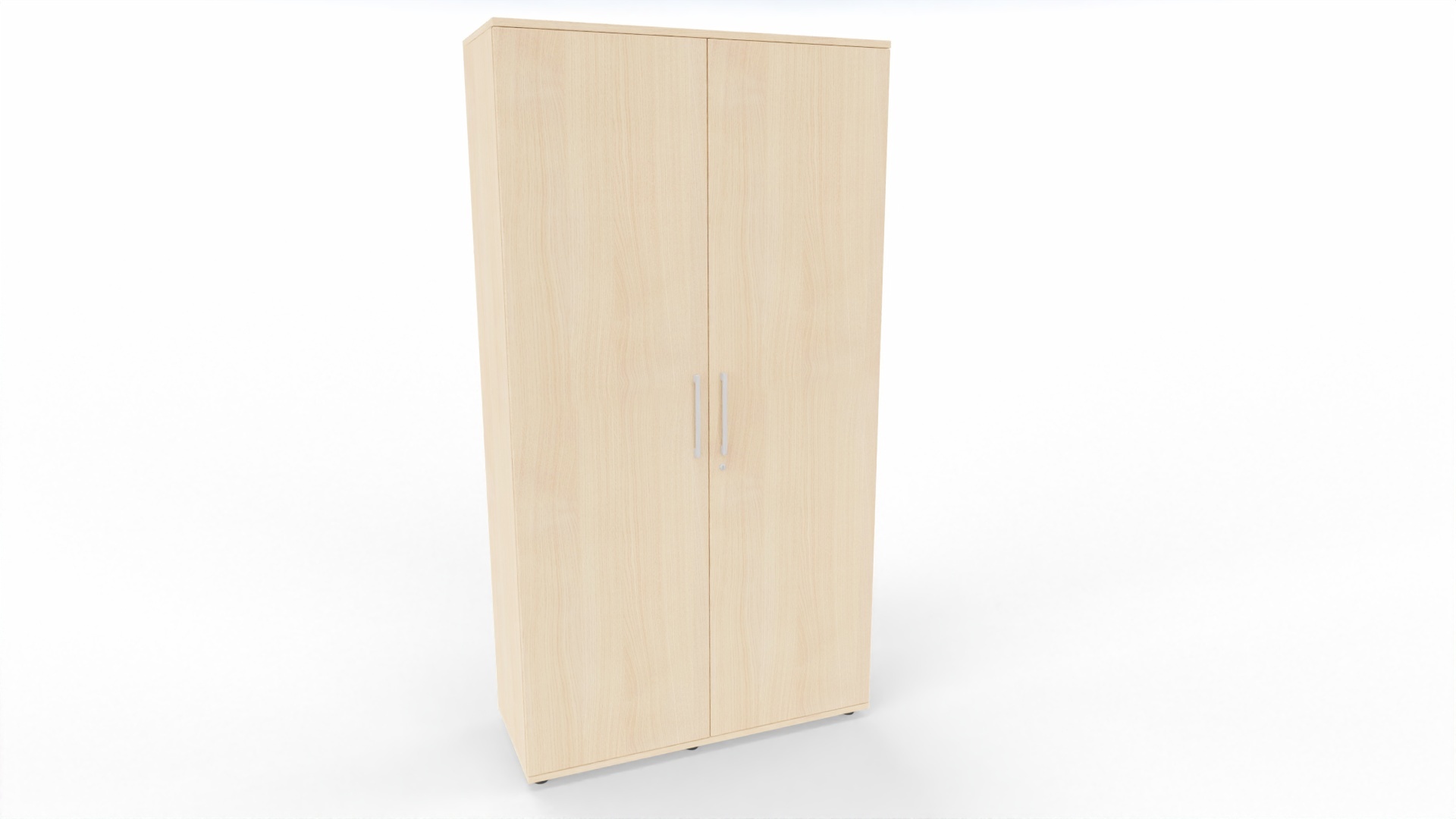 Aktenschrank 5 OH, 100 cm breit in Eiche – breiter hoher Archivschrank