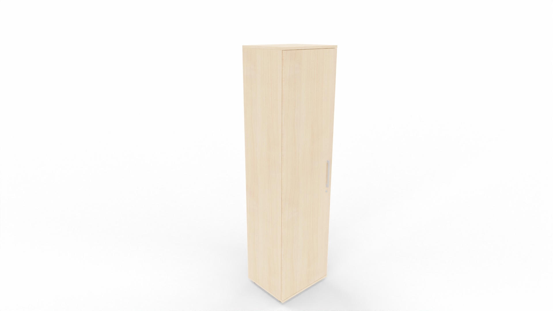 Aktenschrank 5 OH, 40 cm breit in Eiche – schmaler hoher Archivschrank, 189 cm hoch
