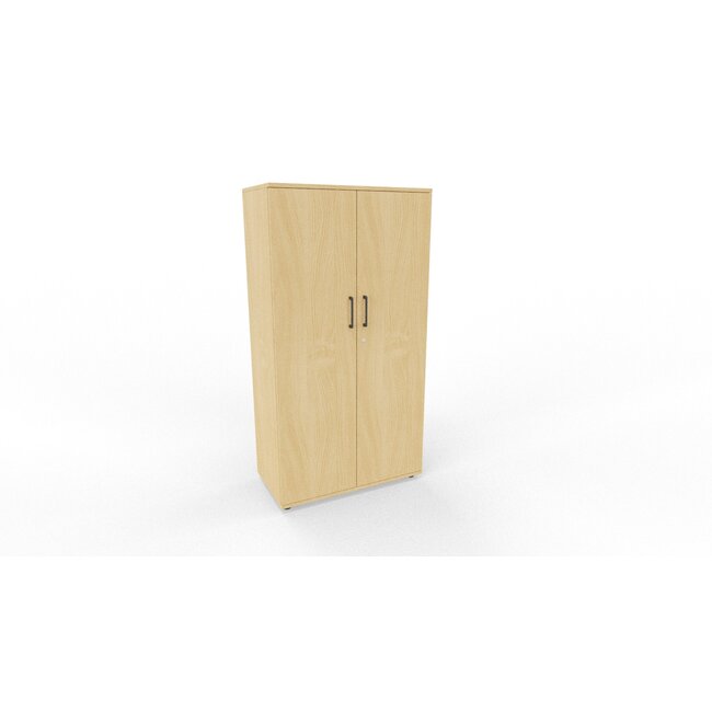 Hochwertiger Drehtürenschrank mit 4 Ordnerhöhen, 80 cm breit, variable Tiefe (42–60 cm)