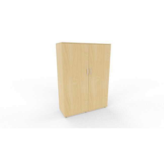 Hochwertiger Drehtürenschrank mit 4 Ordnerhöhen, 100 cm breit , variable Tiefe (42–60 cm)