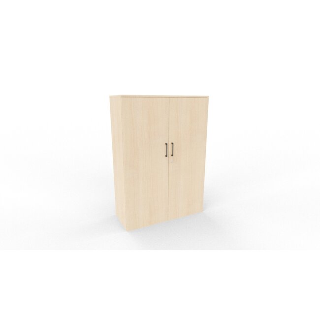 Hochwertiger Drehtürenschrank mit 4 Ordnerhöhen, 110 cm breit, variable Tiefe (42–60 cm)