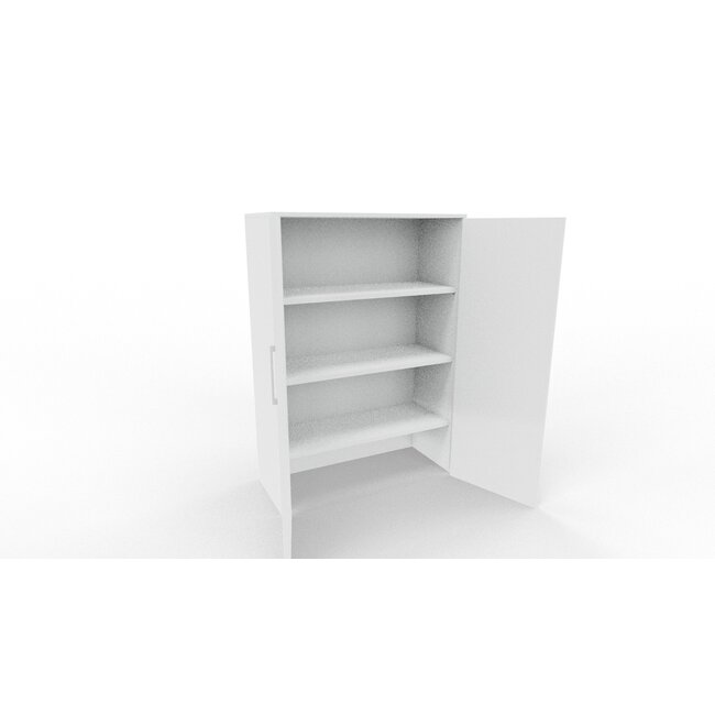 Hochwertiger Drehtürenschrank mit 4 Ordnerhöhen, 110 cm breit, variable Tiefe (42–60 cm)