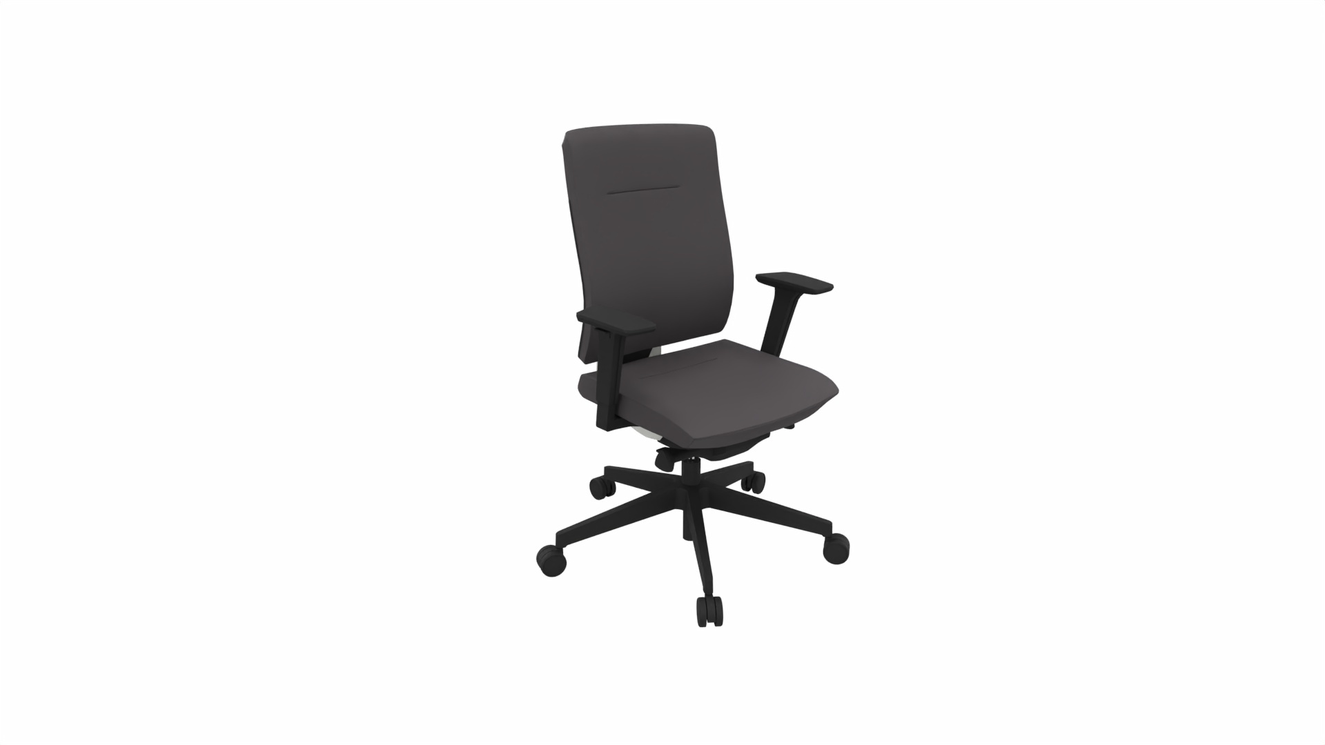 Ergonomischer Bürostuhl fürs Home Office, Drehstuhl mit Netzrücken
