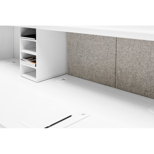 Tresta 160 cm – Empfangstresen konfigurierbar in 4 Farben