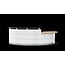 Perfect 230 cm – gebogene Empfangstheke, 45°-Winkel konfigurierbar