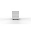 Rollcontainer Weiß abschließbar 42,8 x 60 x 52,4 cm