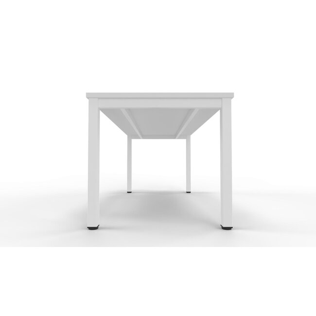 Schreibtisch Weiß auf 4-Fuß-Gestell 160 x 80 x 74 cm