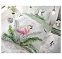 Dreamhouse Flamingo Splash - dekbedovertrek + Kussenslopen 60x70 cm