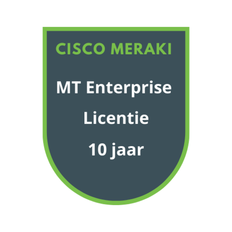 Cisco Meraki MT Enterprise Licentie 10 jaar
