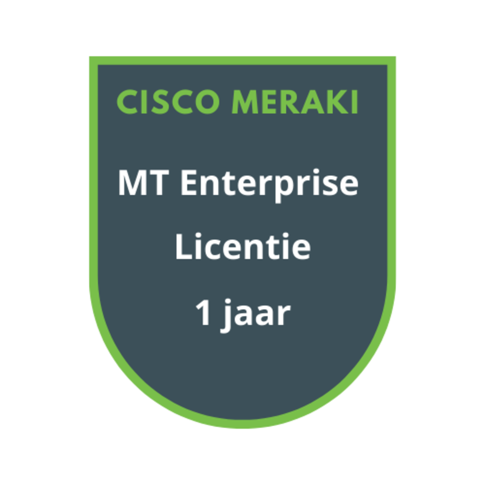 Cisco Meraki MT Enterprise Licentie 1 jaar