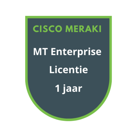 Cisco Meraki MT Enterprise Licentie 1 jaar