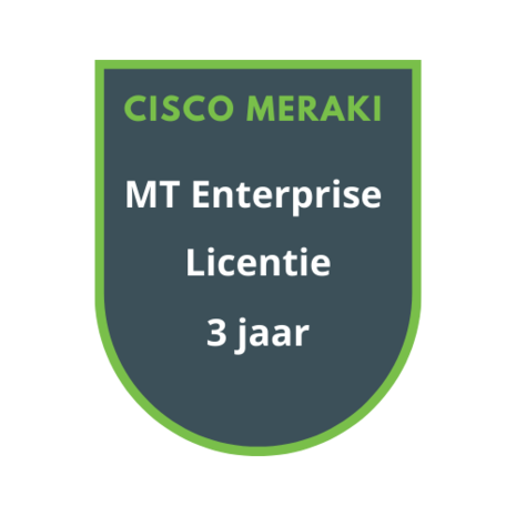 Cisco Meraki MT Enterprise Licentie 3 jaar