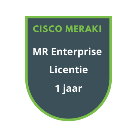 Cisco Meraki MR Enterprise Licentie 1 jaar