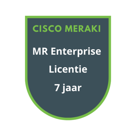 Cisco Meraki MR Enterprise Licentie 7 jaar