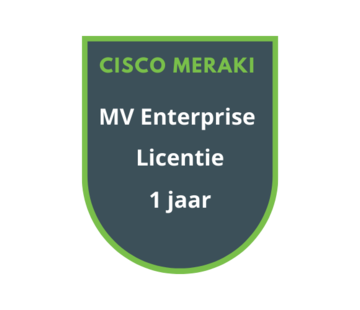 Cisco Meraki Cisco Meraki MV Enterprise Licentie 1 jaar