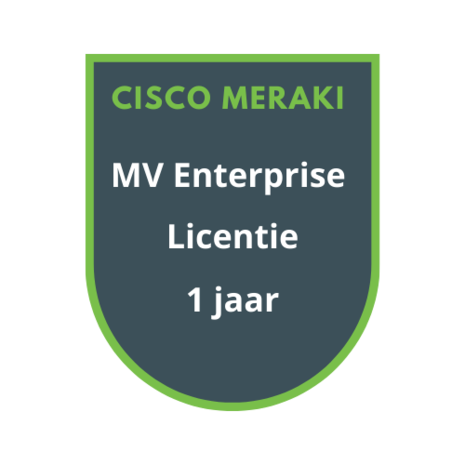 Cisco Meraki MV Enterprise Licentie 1 jaar