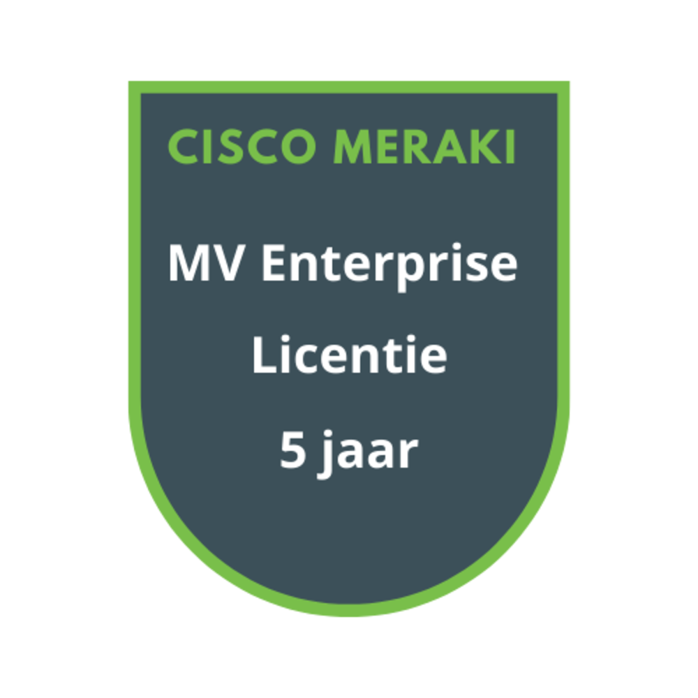 Cisco Meraki MV Enterprise Licentie 5 jaar