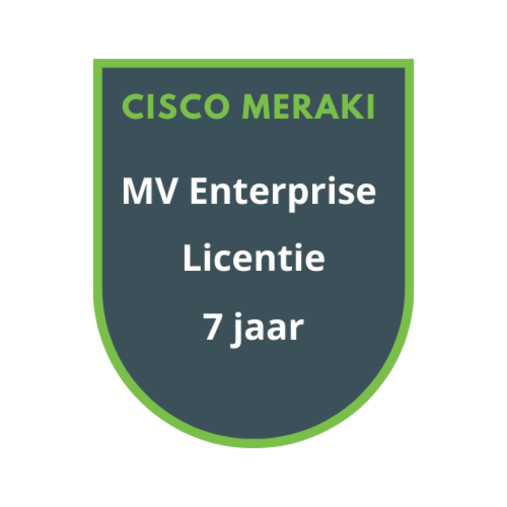 Cisco Meraki MV Enterprise Licentie 7 jaar