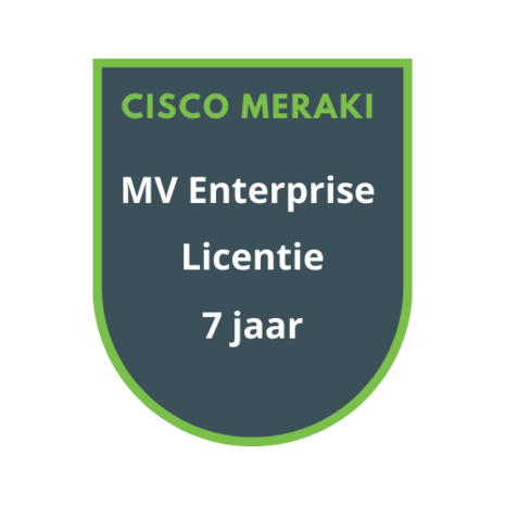 Cisco Meraki MV Enterprise Licentie 7 jaar