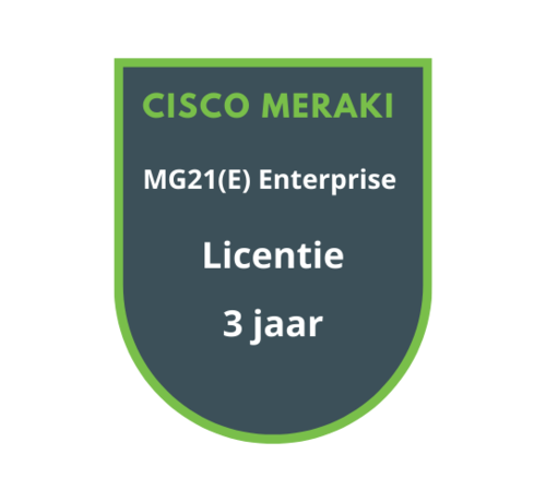 Cisco Meraki Cisco Meraki MG21(E) Enterprise Licentie 3 Jaar