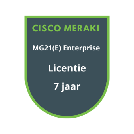 Cisco Meraki MG21(E) Enterprise Licentie 7 Jaar