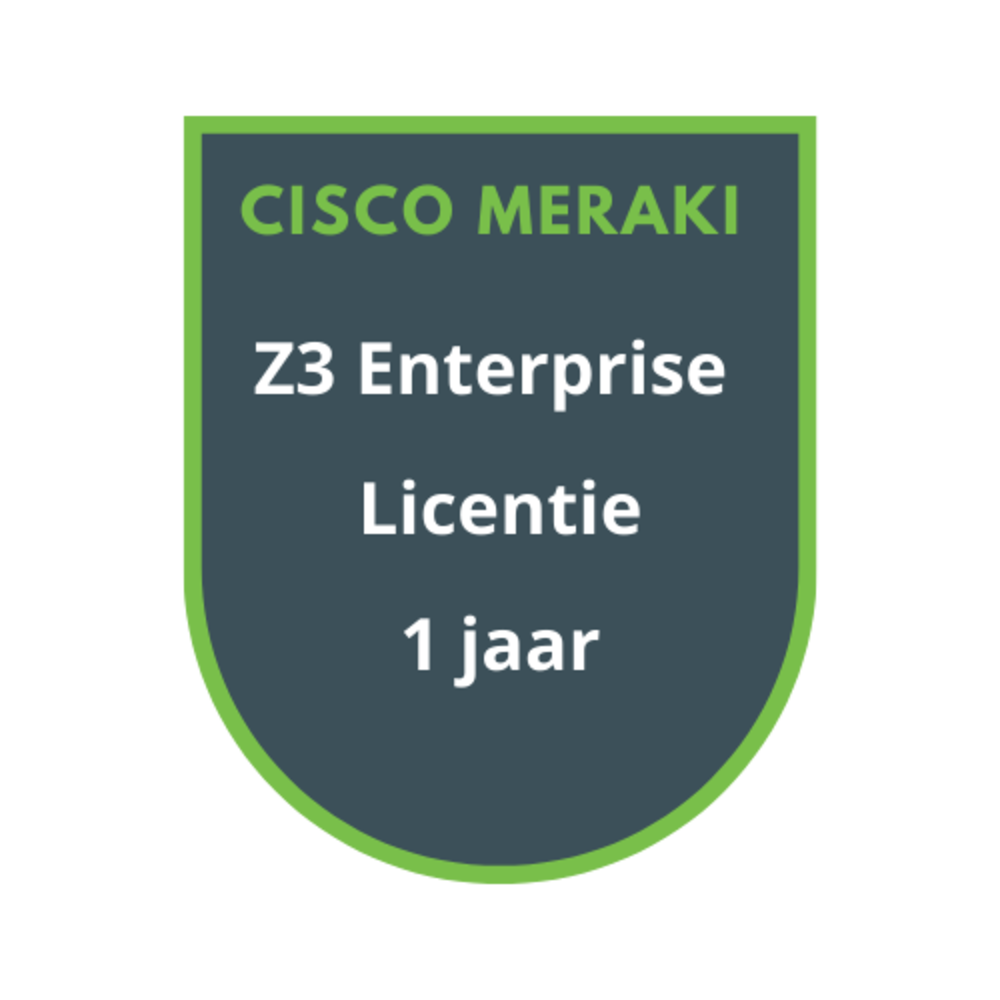 Cisco Meraki Z3 Enterprise Licentie 1 jaar