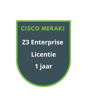 Cisco Meraki Z3 Enterprise Licentie 1 jaar Cisco Meraki Z3 Enterprise Licentie 1 jaar