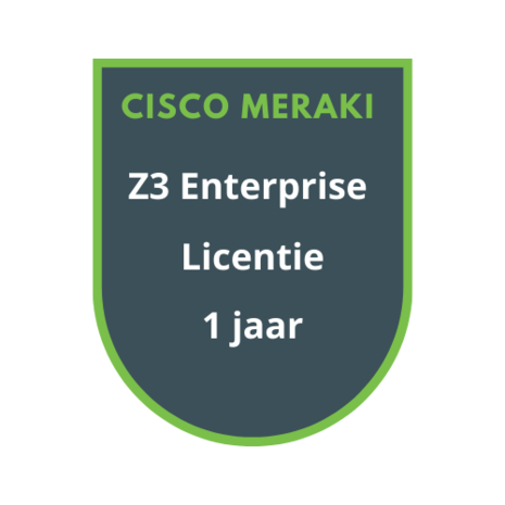 Cisco Meraki Z3 Enterprise Licentie 1 jaar