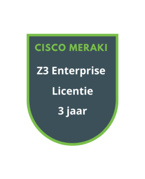 Cisco Meraki Z3 Enterprise Licentie 3 jaar Cisco Meraki Z3 Enterprise Licentie 3 jaar