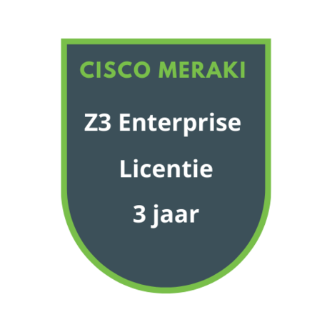 Cisco Meraki Z3 Enterprise Licentie 3 jaar